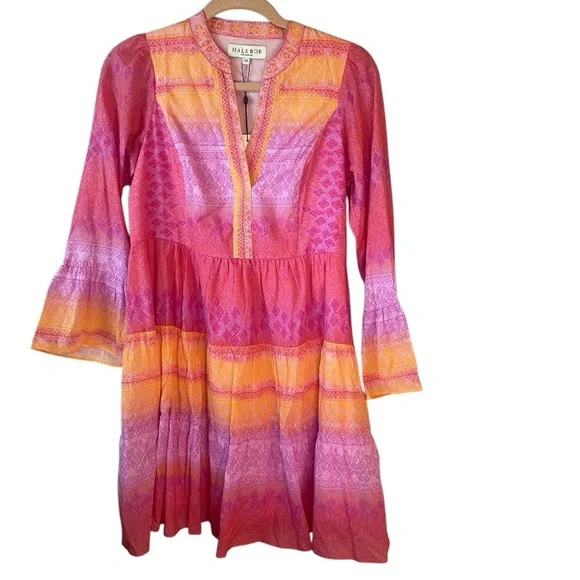 HALE BOB Sarila Voile Dress in Pink XS - Picture 3 of 10